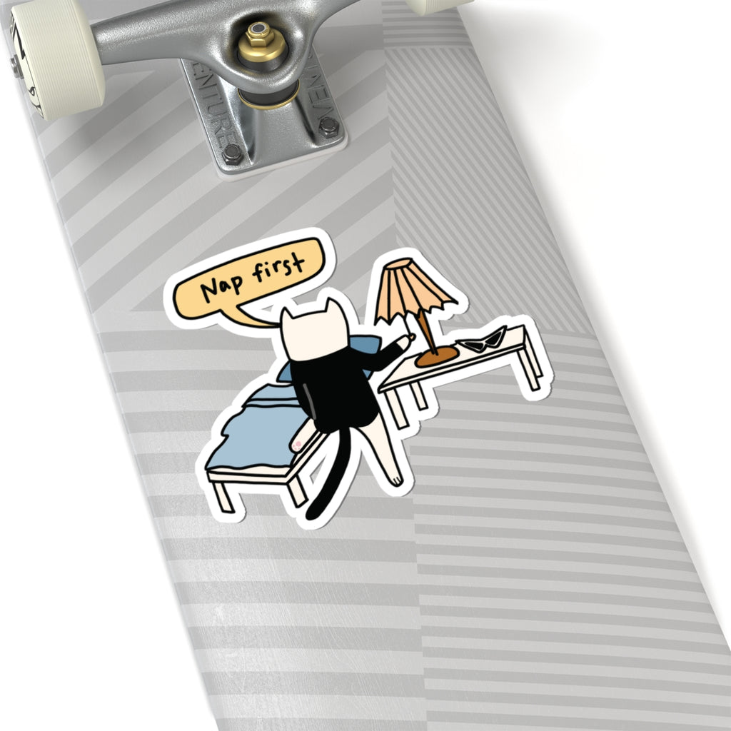 Nap First Sticker