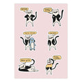 Sassy Cat Sticker Sheet