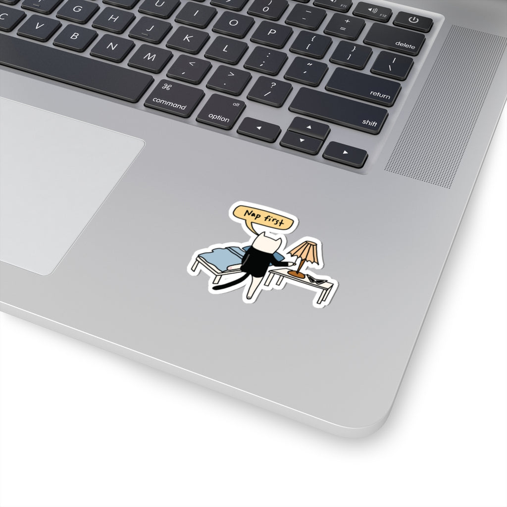 Nap First Sticker