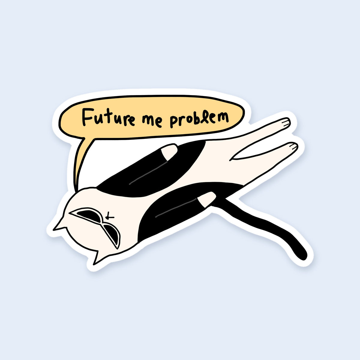 Future Me Problem Sticker