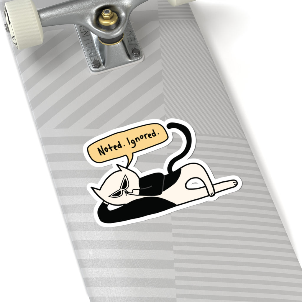 Noted Ignored Sticker