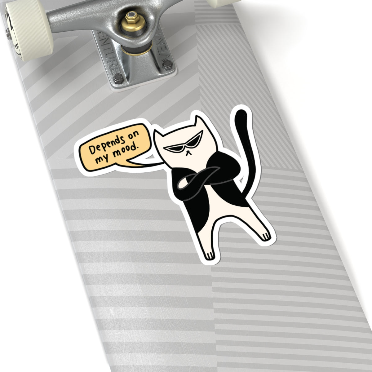 Depends On My Mood Sticker