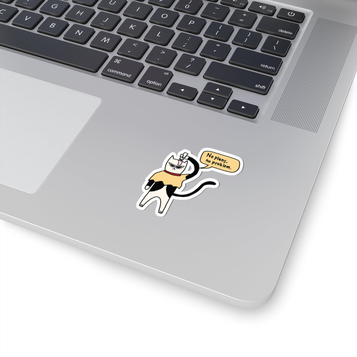 No Plans No Problem Sticker